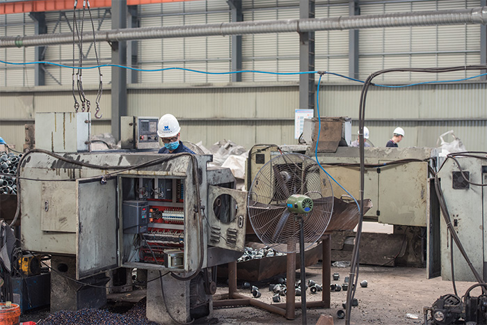 丰台网架配件-锥头加工车间